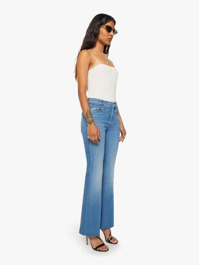 Mother Petites The Lil Weekender Piece By Jeans In Blue