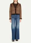 Mother Prized Possession Jacket In Javelin Jammin In Brown