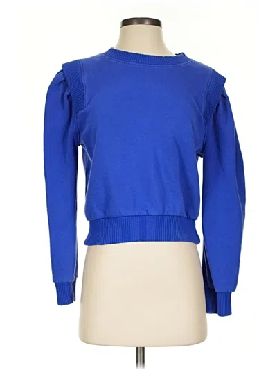 Pre-owned Mother Pullover Sweater In Blue