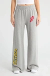 Mother Quickie Roller Cut Cotton Sweatpants In Gray