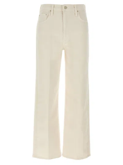 Mother Rambler Jeans In White