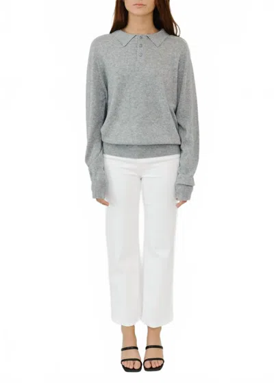Mother Rambler Zip Ankle Straight Leg Jean In White