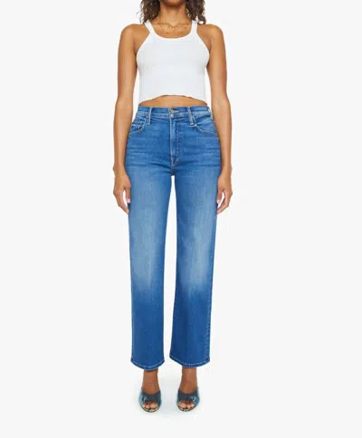 MOTHER RAMBLER ZIP FLOOD JEAN IN NIP IT IN THE BUD