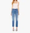 Mother The Slider Hover Heart Throb Jeans In Multi