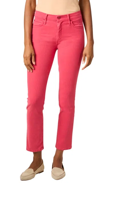 Mother Rascal Ankle Jean In Coral In Pink