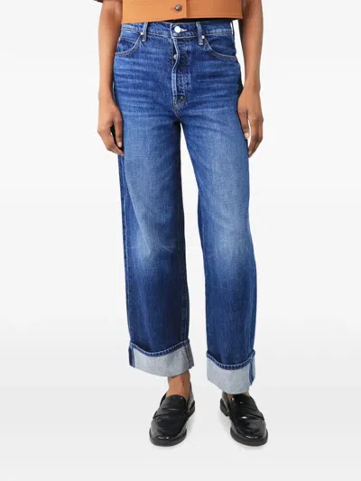 Pre-owned Mother Relaxed-fit Jeans In Blue