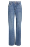 Mother Relish Straight Leg Jeans In Blue