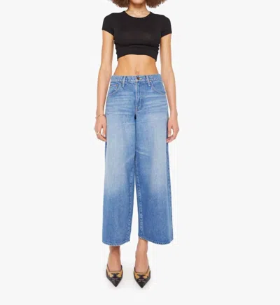 Mother Rigatoni Flood Jeans In Out To Lunch In Blue