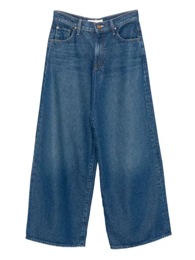 MOTHER RIGATONI SNEAK WIDE-LEG JEANS