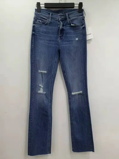 Mother Ripped Jeans With Details In Blue