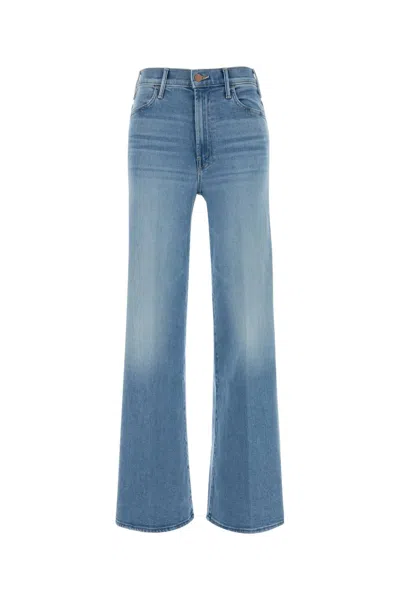 Mother Roller Jeans In Blue