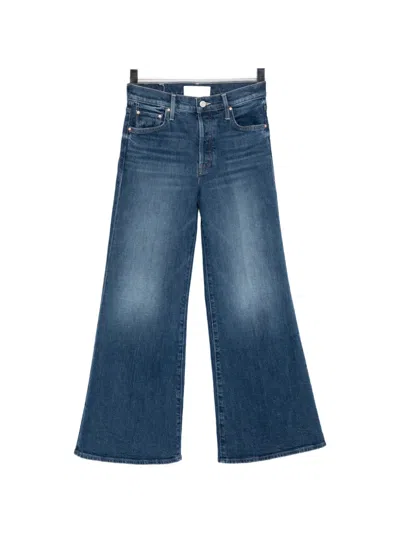 Mother Roller Skimp Jeans In Blue