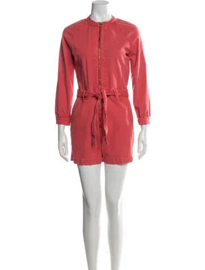 Pre-owned Mother Romper In Pink
