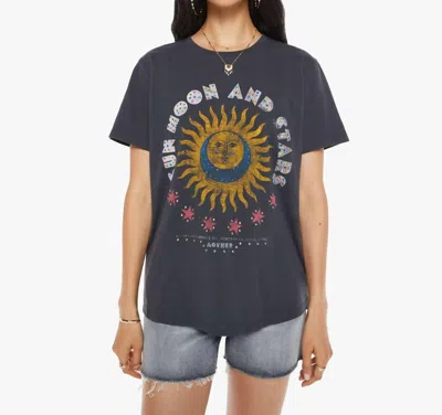 Mother Rowdy T-shirt In Black