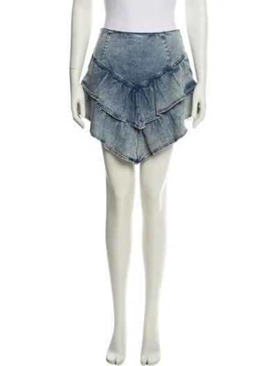 Pre-owned Mother Ruffle Embellishment Mini Skirt In Multi