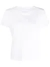 Mother Short-sleeve Supima Cotton T-shirt In White