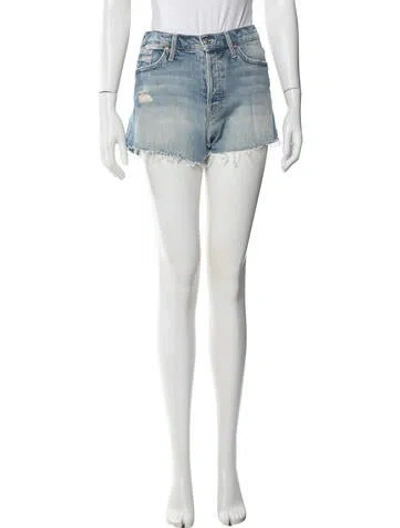 Pre-owned Mother Shorts In Blue