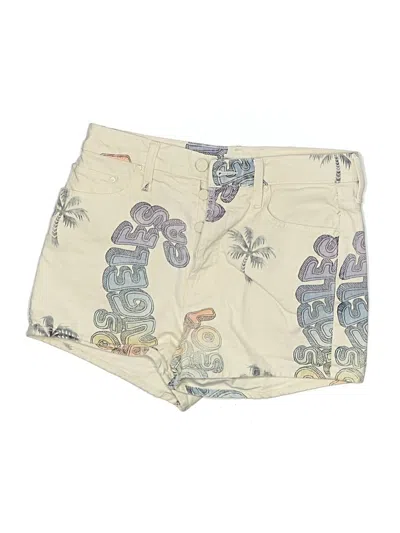 Pre-owned Mother Shorts In Ivory