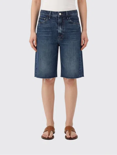 Mother Shorts  Woman Color Blue