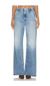 Mother High-rise Skinny-fit Jeans In Blue