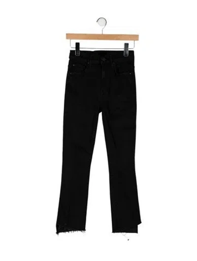 Pre-owned Mother Skinny Leg Pants In Black