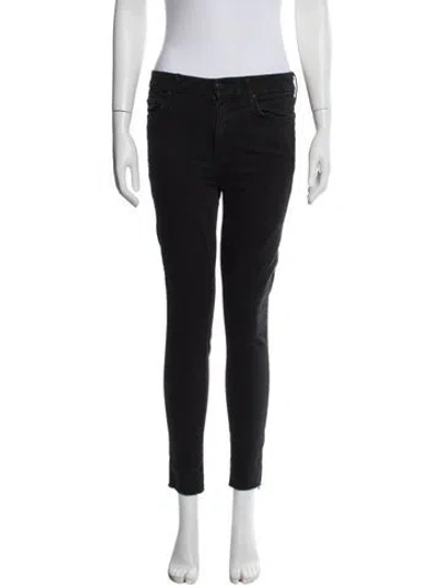 Pre-owned Mother Skinny Leg Pants In Multi