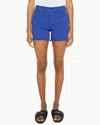 Mother The Skipper Shorts N' Long Fray Victoria In Blue