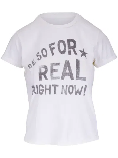 Mother Slogan-embellished T-shirt In White