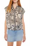 Mother Slow Ride Button Down Shirt In French Fairy Tale