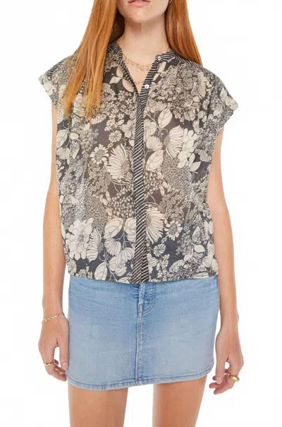 Mother Slow Ride Button Down Shirt In French Fairy Tale