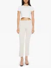 Mother Skinny Fit Buttoned Trousers