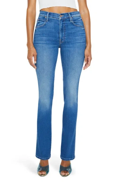 Mother Smokin' Double Sneak Straight Leg Jeans