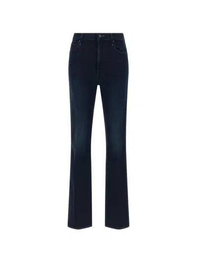 Mother Mid Rise Denim Trousers Smokin Skimp In Multi