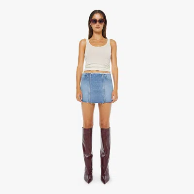Mother Snacks! The Chip Clip Mini Fray Jell-o Shots Skirt In Blue