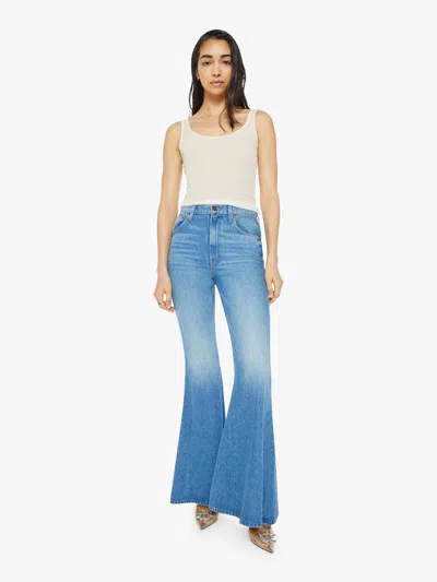 Mother Dollop Heel High Rise Flare Jeans In Dine N Dash In Multi