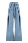 Mother Snacks! The Fold In Funnel Wide-leg Jeans