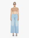 Mother Snacks! The Lunch Money Sneak Sweet And Sour Jeans In Light Blue