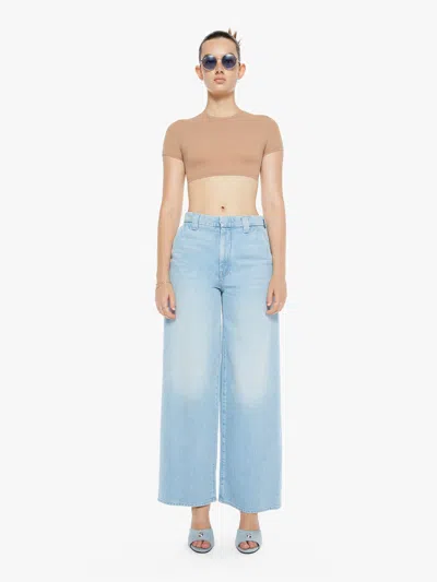 Mother Snacks! The Lunch Money Sneak Sweet And Sour Jeans In Light Blue