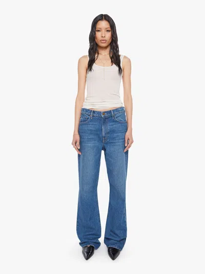 Mother Snacks! The Mixer Heel Bangers And Mash Jeans In Blue