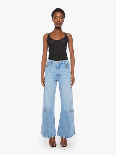 Mother Snacks! The Spicy Lemon Twist Prep Skimp Wishbone Pants In Blue - Size 23
