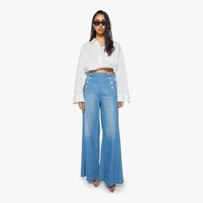 Mother Snacks! The Sugar Cone Sailor Sneak Secret Ingredient Jeans In Blue