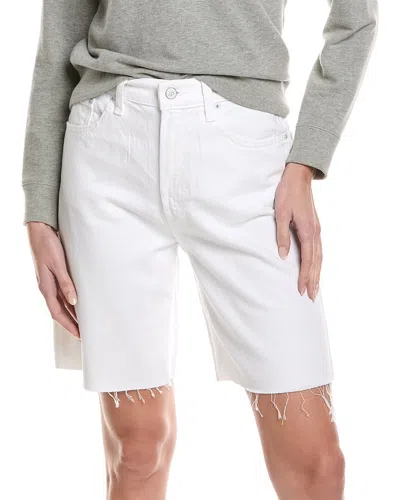 Mother Snacks The Yummy Pinch Of Salt Bermuda Fray Short In White