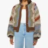 Mother Soaring High Cardigan In Bumpy Trails In Multi