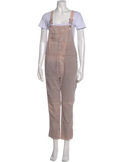 Pre-owned Mother Square Neckline Jumpsuit In Pink