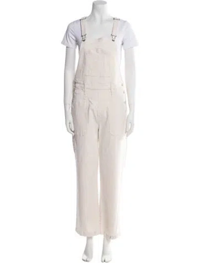 Pre-owned Mother Square Neckline Jumpsuit W/ Tags In Neutral