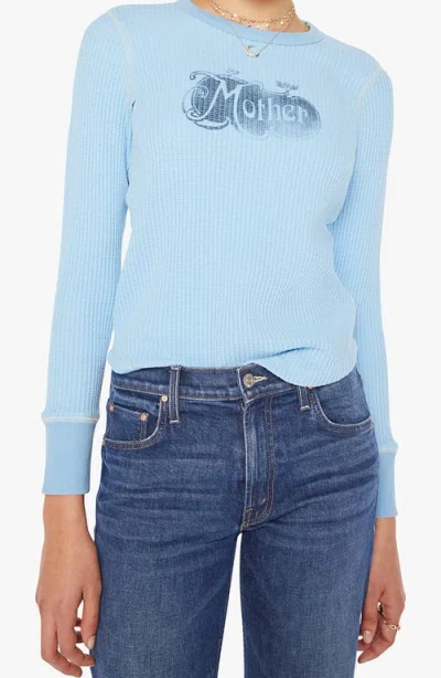 MOTHER MOTHER STAR WAFFLE STITCH STRETCH COTTON TOP