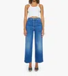Mother Stitch Up Maven Hover High Rise Jean In Nip It In The Bud In Blue