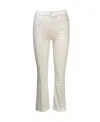 Mother 'the Hustler Ankle Fray' Jeans In White