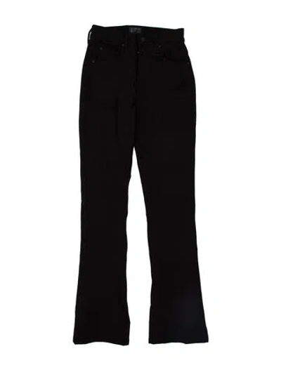 Pre-owned Mother Straight Leg Pants In Brown