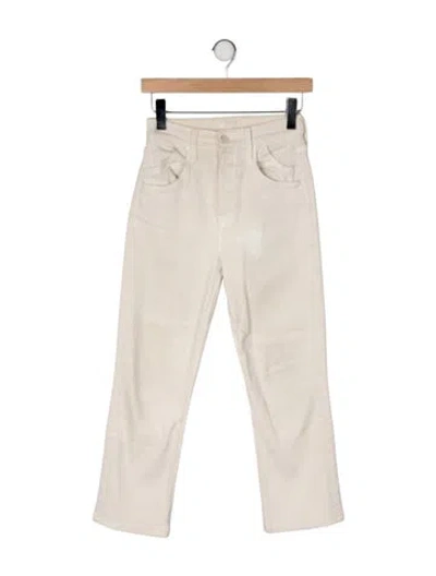 Pre-owned Mother Straight Leg Pants In Multi